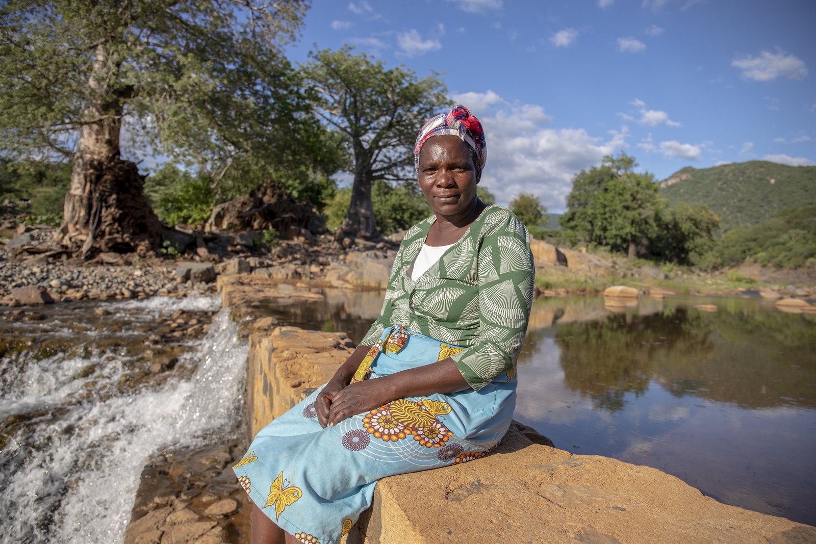 Klimaatverandering - boerin Sarah in Zimbabwe