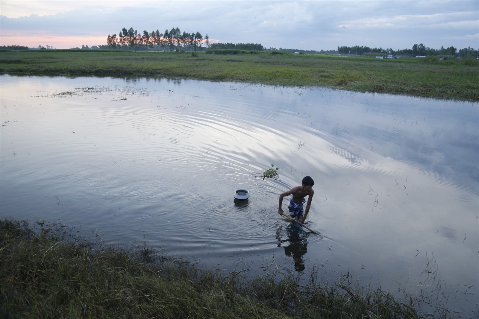 Gevolgen van een overstroming in Bangladesh