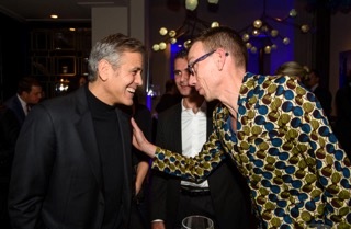 George Clooney en Dolf Jansen bij Goed Geld Gala