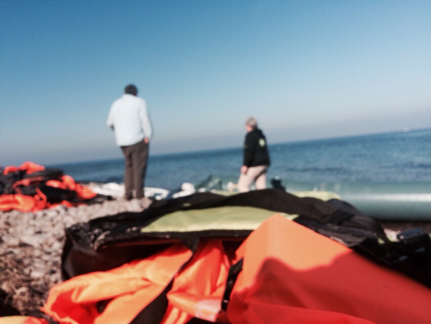 Stille getuigen op het strand van Lesbos