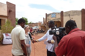 Farah Karimi bezoekt crisisgebied Mali