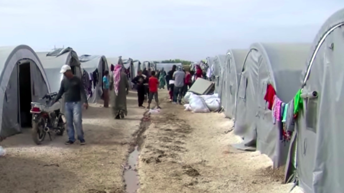 A camp near the Syrian border at Suruç, Turkey. Source: Voice of America News