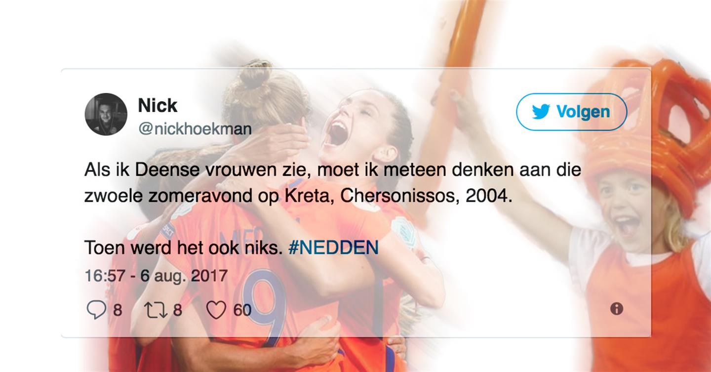 EK 2017 voetbal vrouwen leeuwinnen kwartfinale leukste tweets