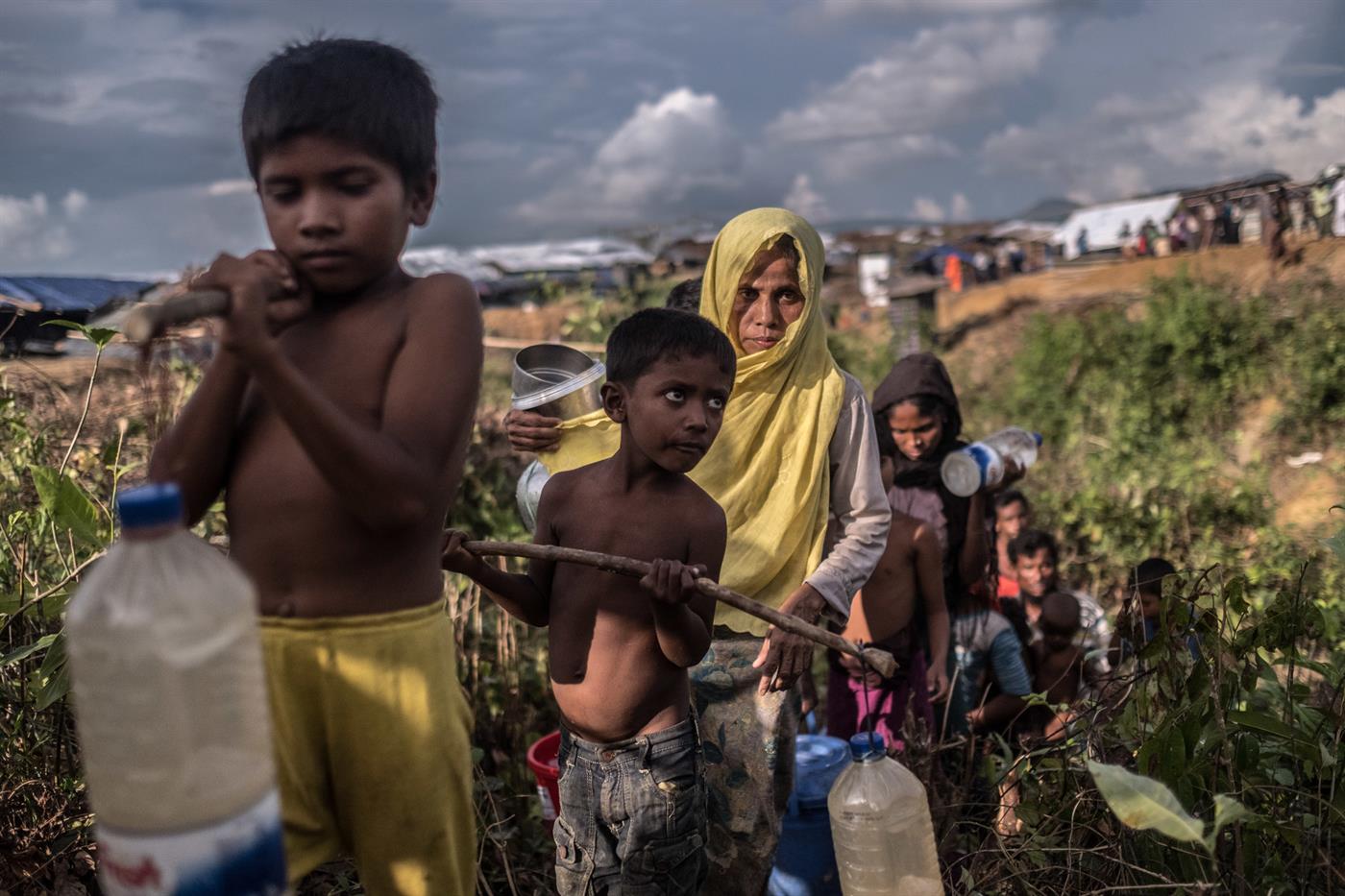2017 Bangladesh Myanmar Rohingya Arafa water Tommy Trenchard Oxfam GB
