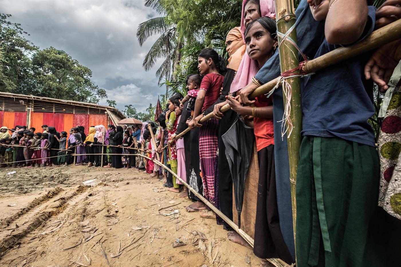 2017 Bangladesh Myanmar Rohingya voedselrijen Tommy Trenchard Oxfam GB