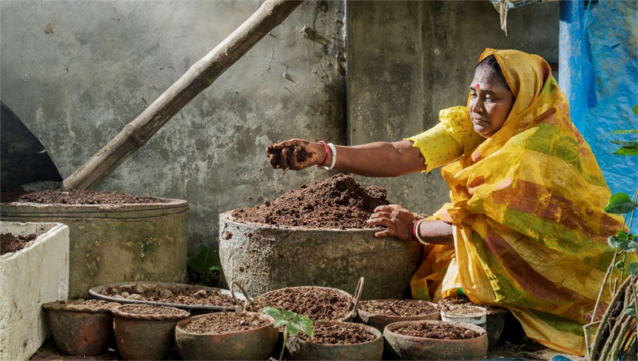 Vrouw in Bangladesh
