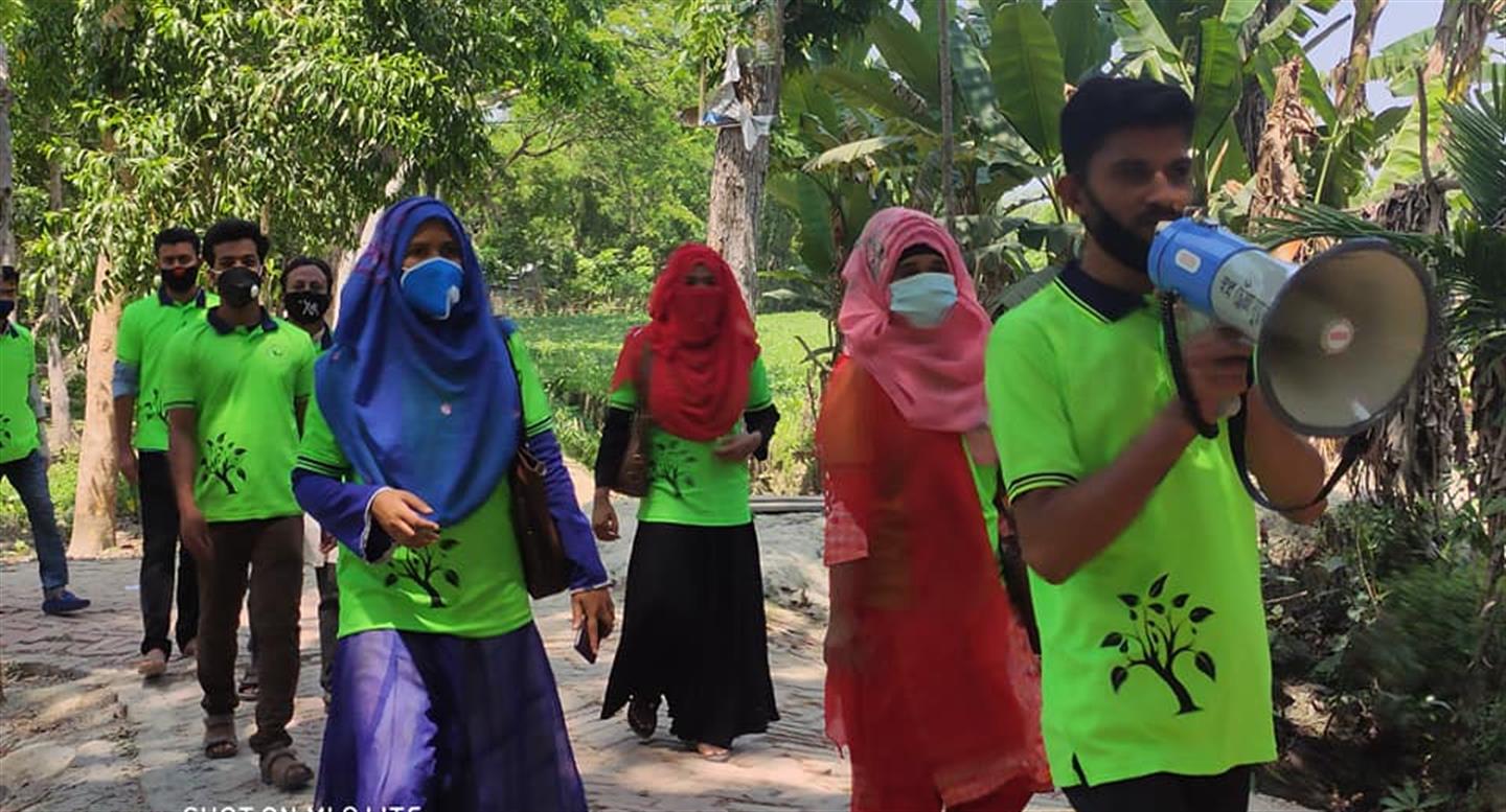 De straat op in Bangladesh