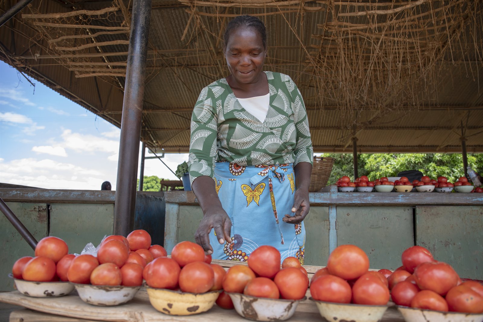 boerin Sarah (Zimbabwe) tegen klimaatverandering