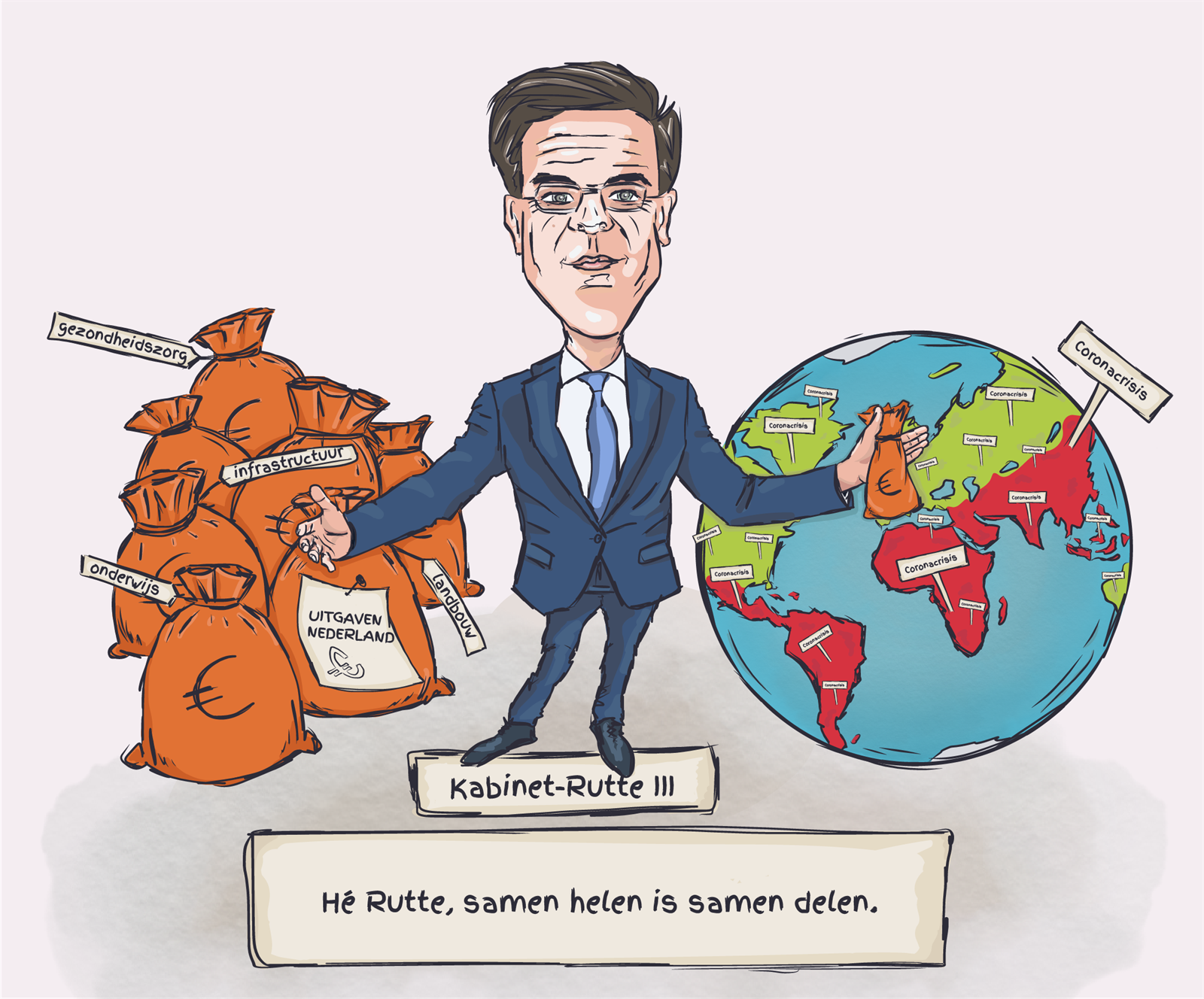 Cartoon - Budgetten - najaarsnota