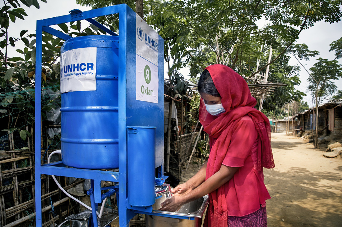 Contactless Handwashing Device  in Cox's Bazar, Bangladesh - Coronarespons