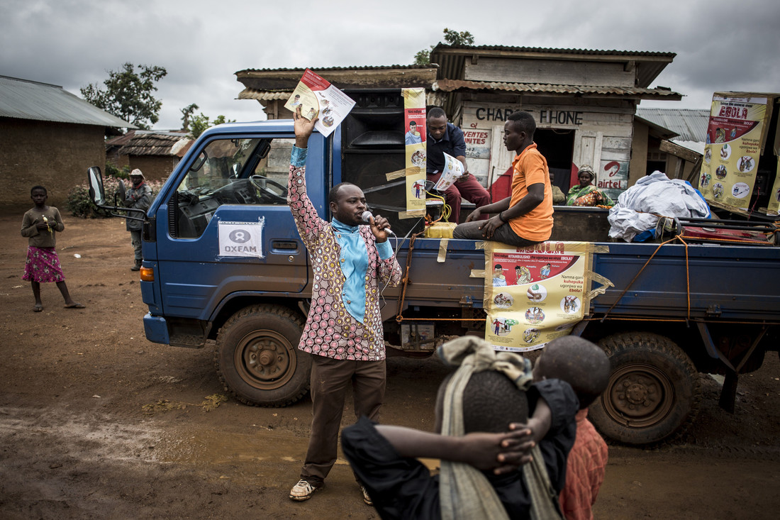 Ebolapreventie/voorlichting in DRC