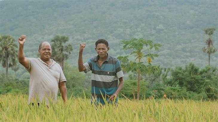 Farmers in Hewa, Indonesia