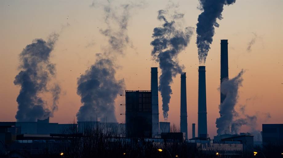 Rokende fabrieksschoorstenen