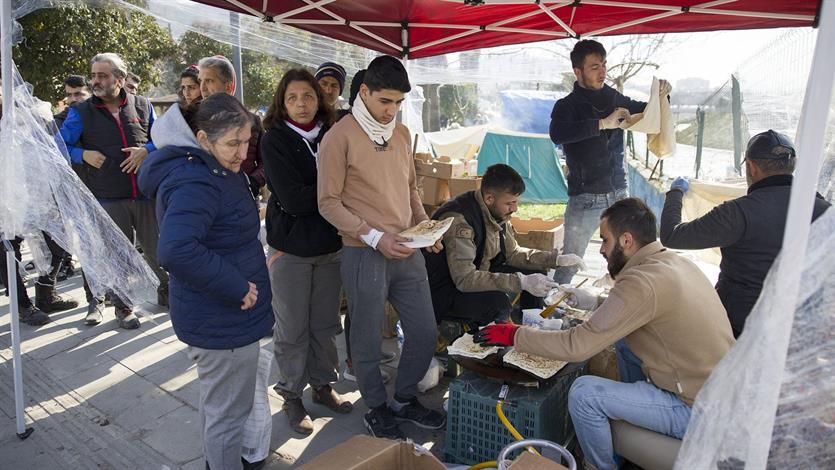 Voedseldistributie in Turkije