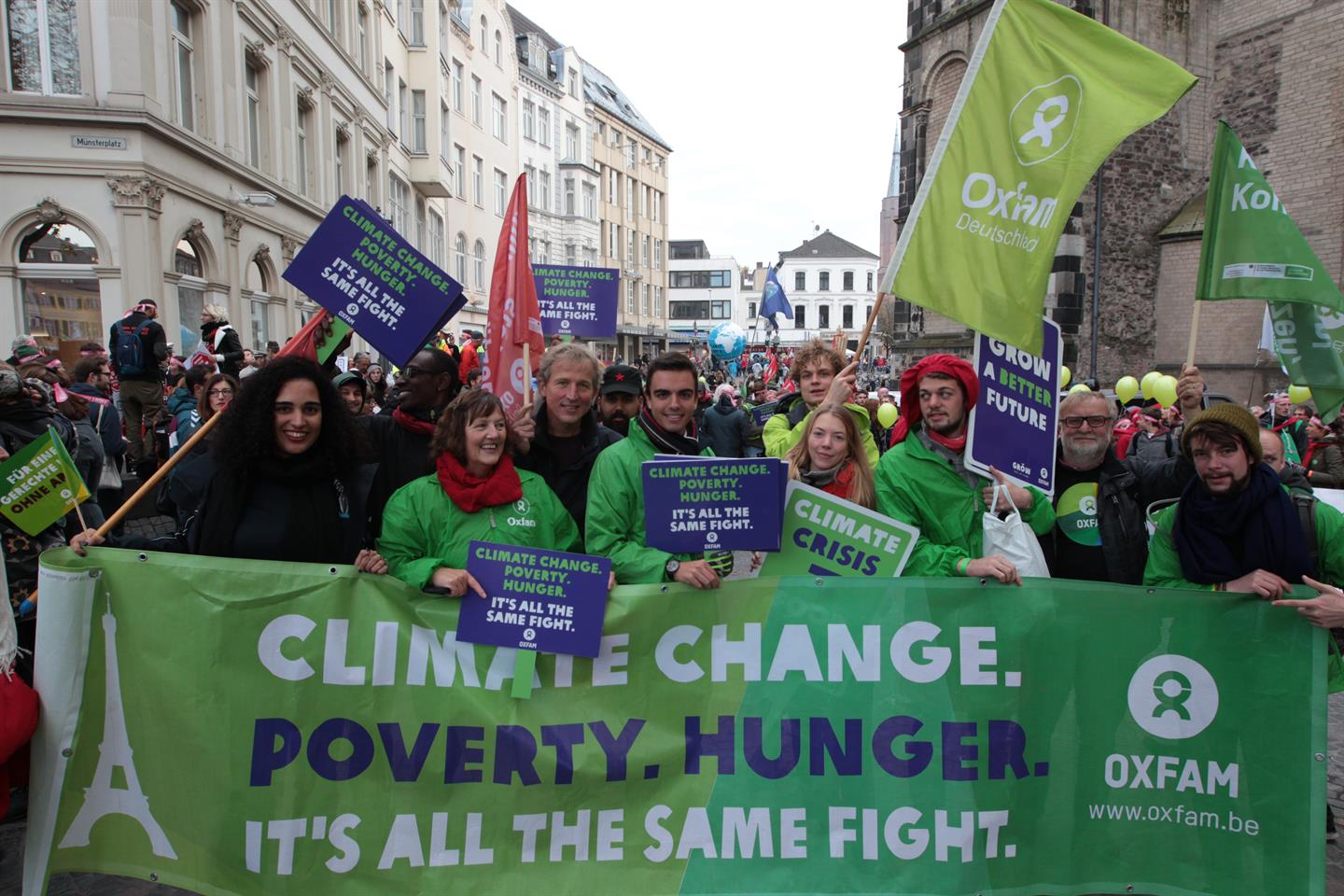 Klimaatmars klimaatverandering Bonn 2017
