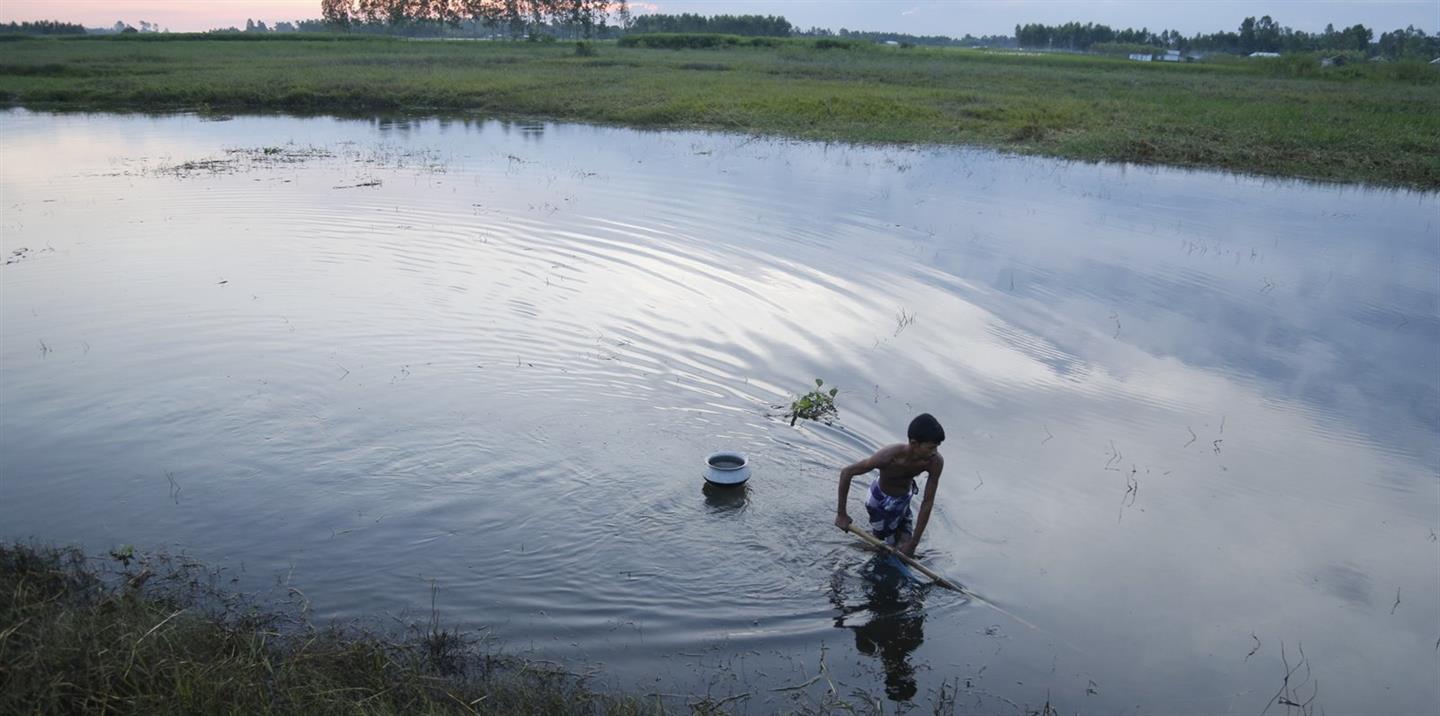 Gevolgen van een overstroming in Bangladesh