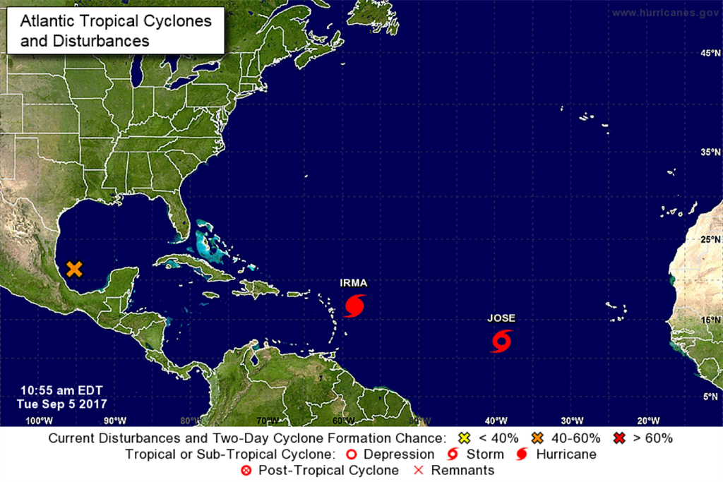 Orkaan Irma en storm José