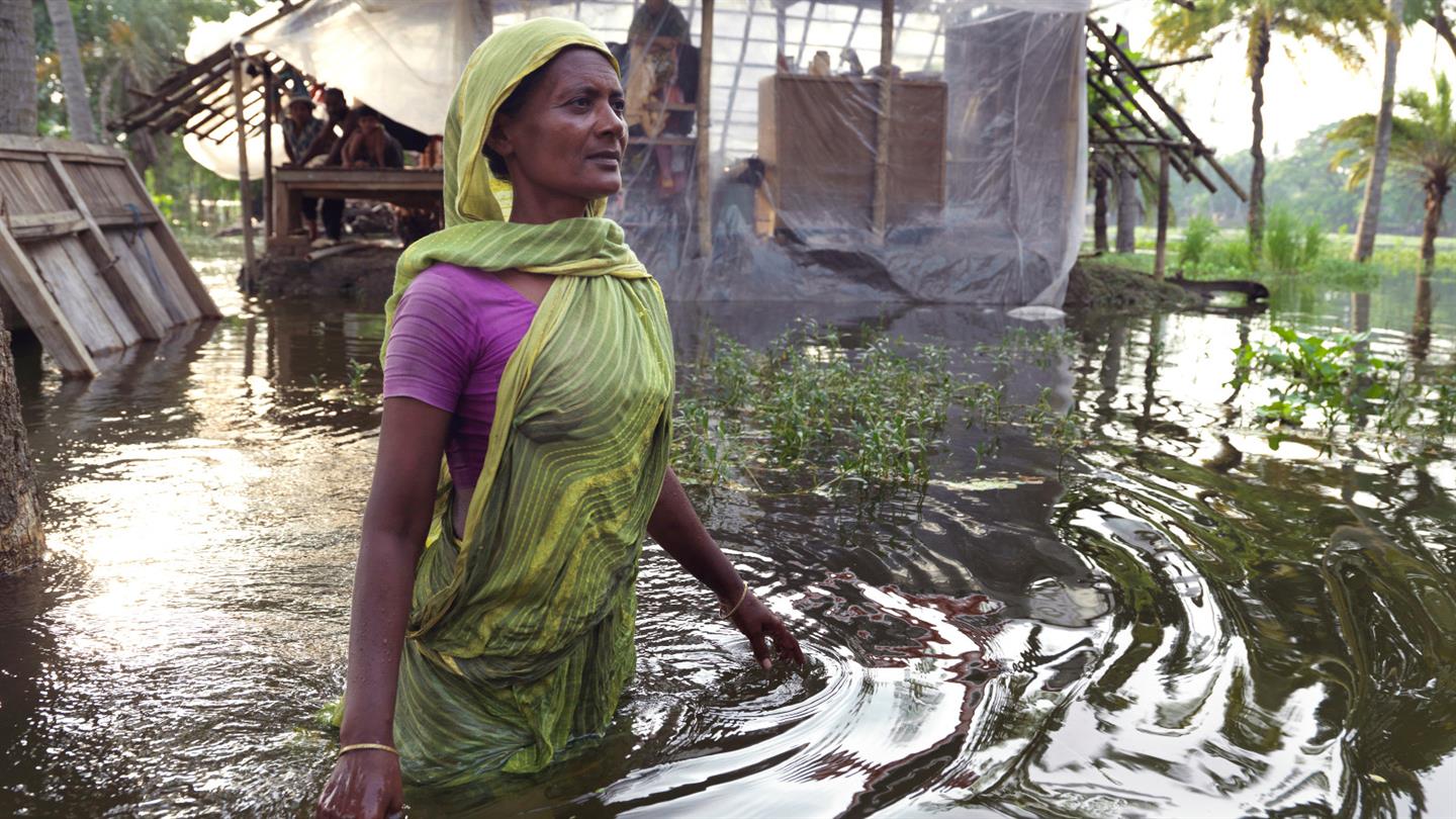 Overstroming in Bangladesh