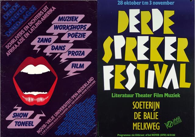 Oxfam-Novib-Poster-derde-spreker-driedaagse-1981-festival-1985