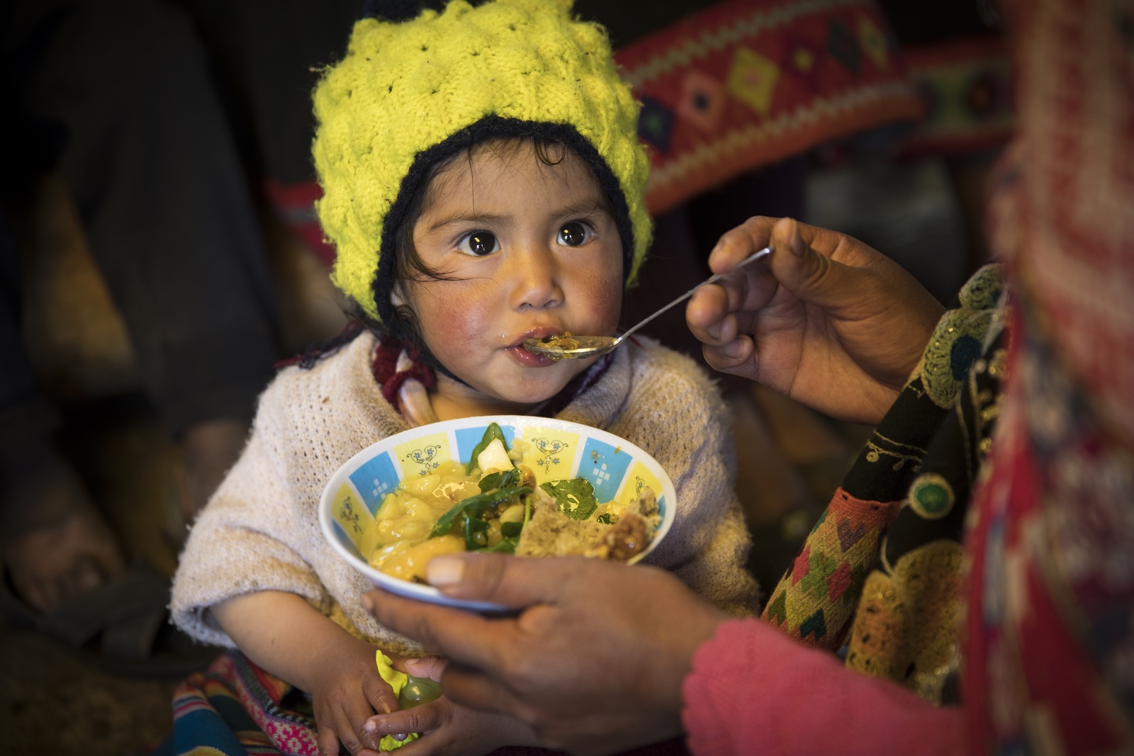 Oxfam Novib Seeds Peru kindje eten