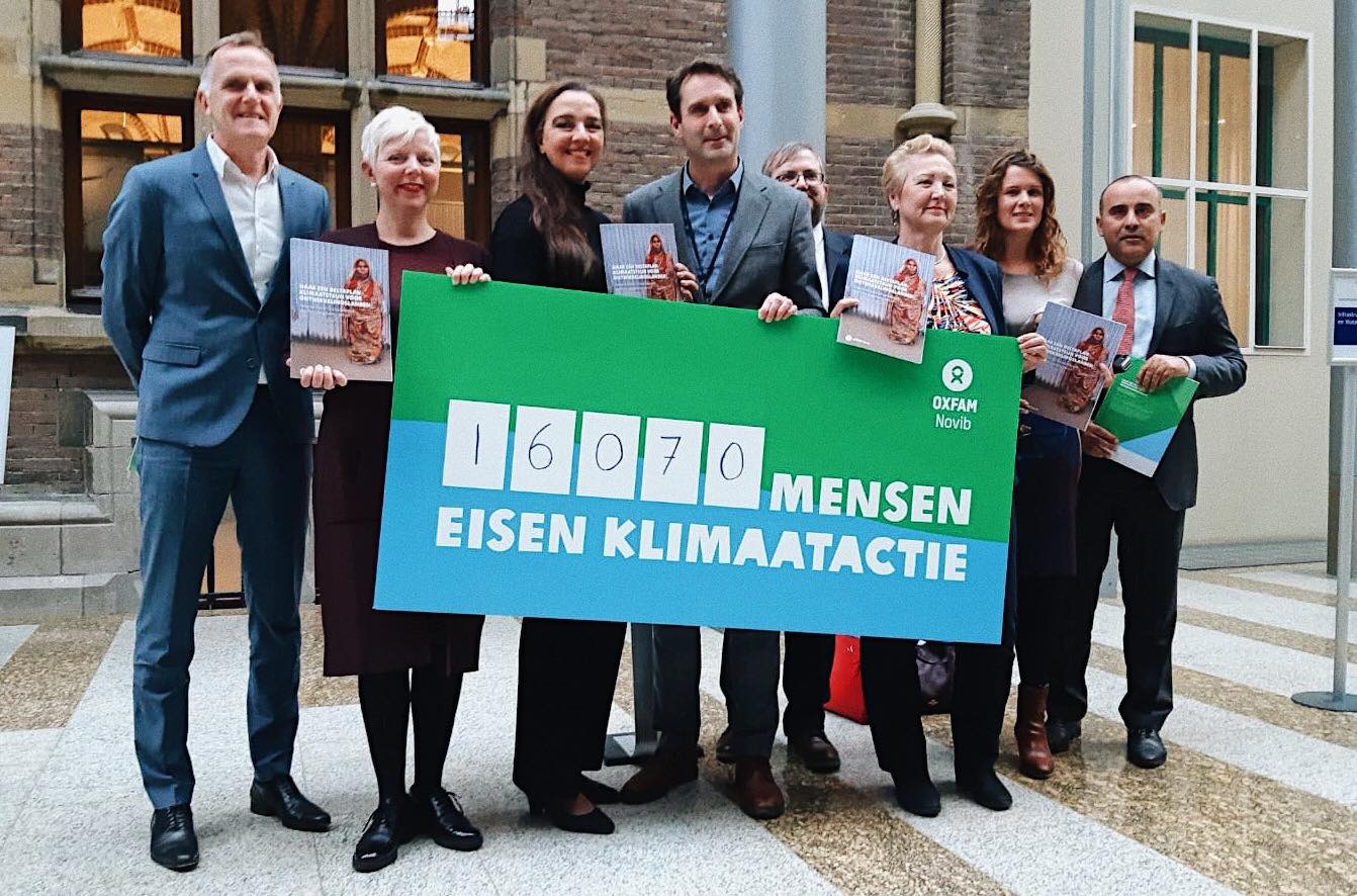 Overhandiging klimaatpetitie