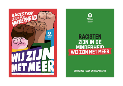 Racisten zijn in de minderheid voorbeeldposter - wij zijn met meer.png
