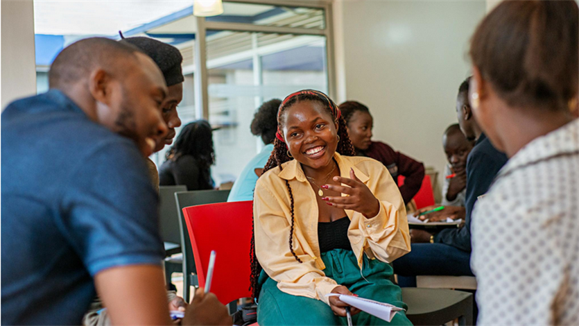 De workshop zijn een unieke kans, vooral voor jongeren van buiten de hoofdstad Kampala.